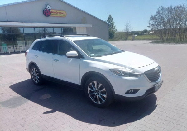 Mazda CX-9 cena 61900 przebieg: 106700, rok produkcji 2014 z Ostrzeszów małe 211